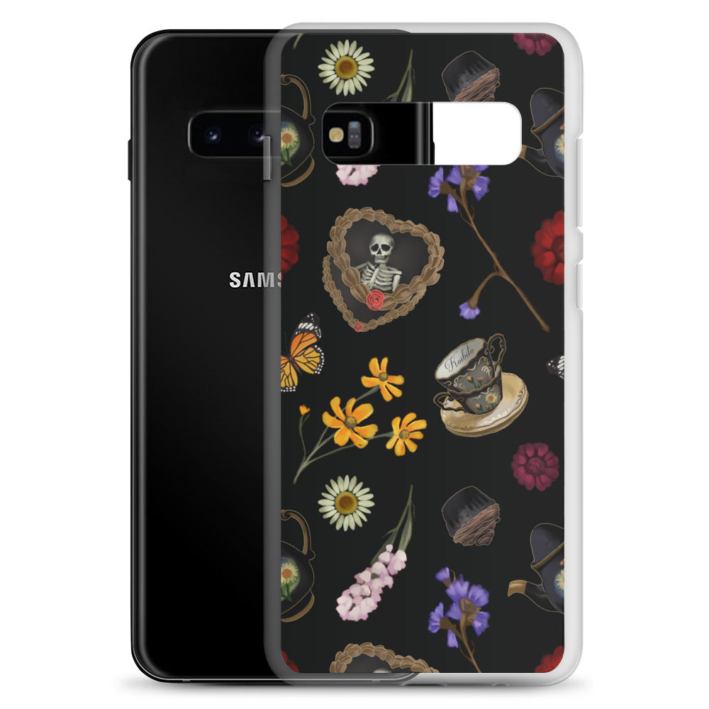 Gothic Tea Time Samsung® Clear Case showcases a unique design while providing superior protection for your phone.