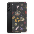 Stylish Gothic Tea Time Samsung® Clear Case offers protection with a solid back and flexible sides for easy handling.