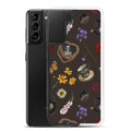 Gothic Tea Time Samsung® Clear Case showcases a stylish design, perfect for protecting your phone in style.