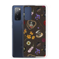 Gothic Tea Time Samsung® Clear Case features a stylish design, protecting your phone while showcasing unique art.