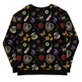 Gothic Tea Time Sweatshirt features a whimsical design perfect for unique tea time gatherings.
