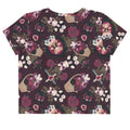 Gothic Teddy Crop Top featuring a cute, versatile design with floral patterns, perfect for casual and gym wear.