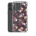 Gothic Teddy iPhone® Clear Case showcases a unique design, offering protection from scratches and dirt effortlessly.