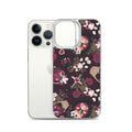 Gothic Teddy iPhone® Clear Case features a stylish design, offering protection from scratches and easy access to ports.