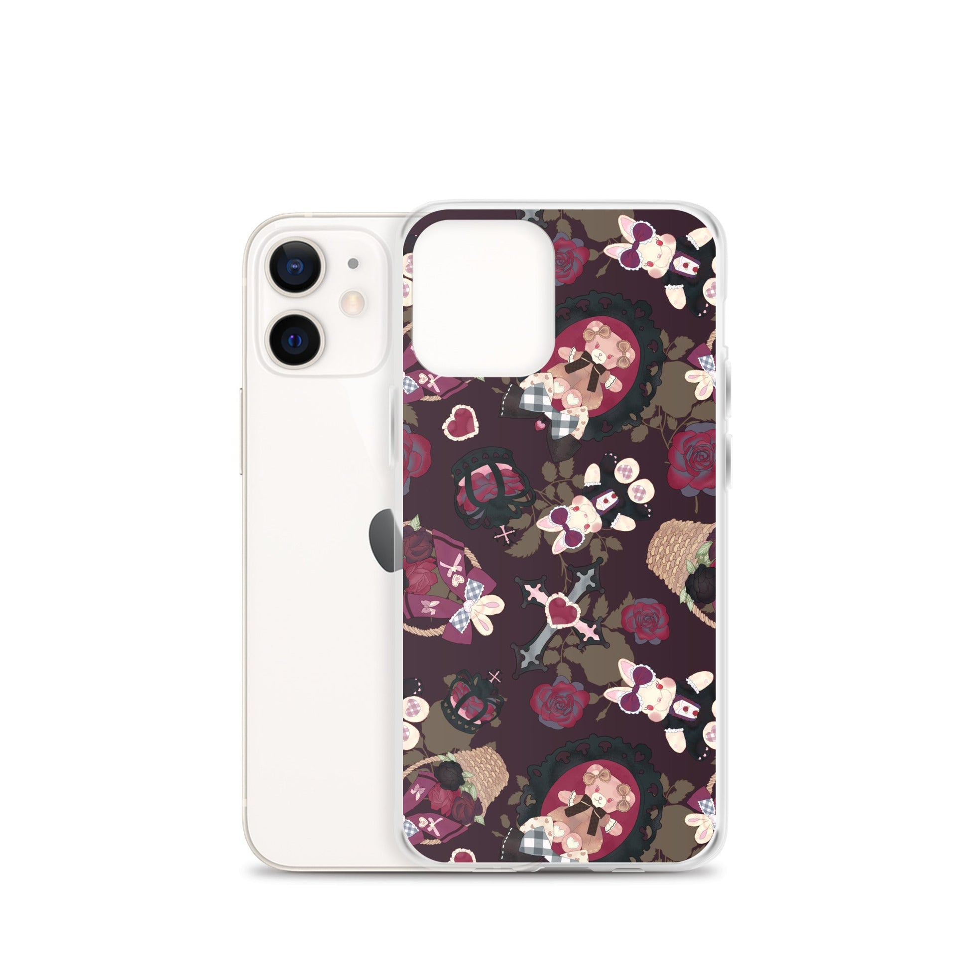 Protect your device with the Gothic Teddy iPhone® Clear Case, featuring a stylish design and flexible, durable material.