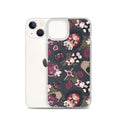 Gothic Teddy iPhone® Clear Case featuring unique designs, offering protection from scratches and dirt. Perfect for stylish users.