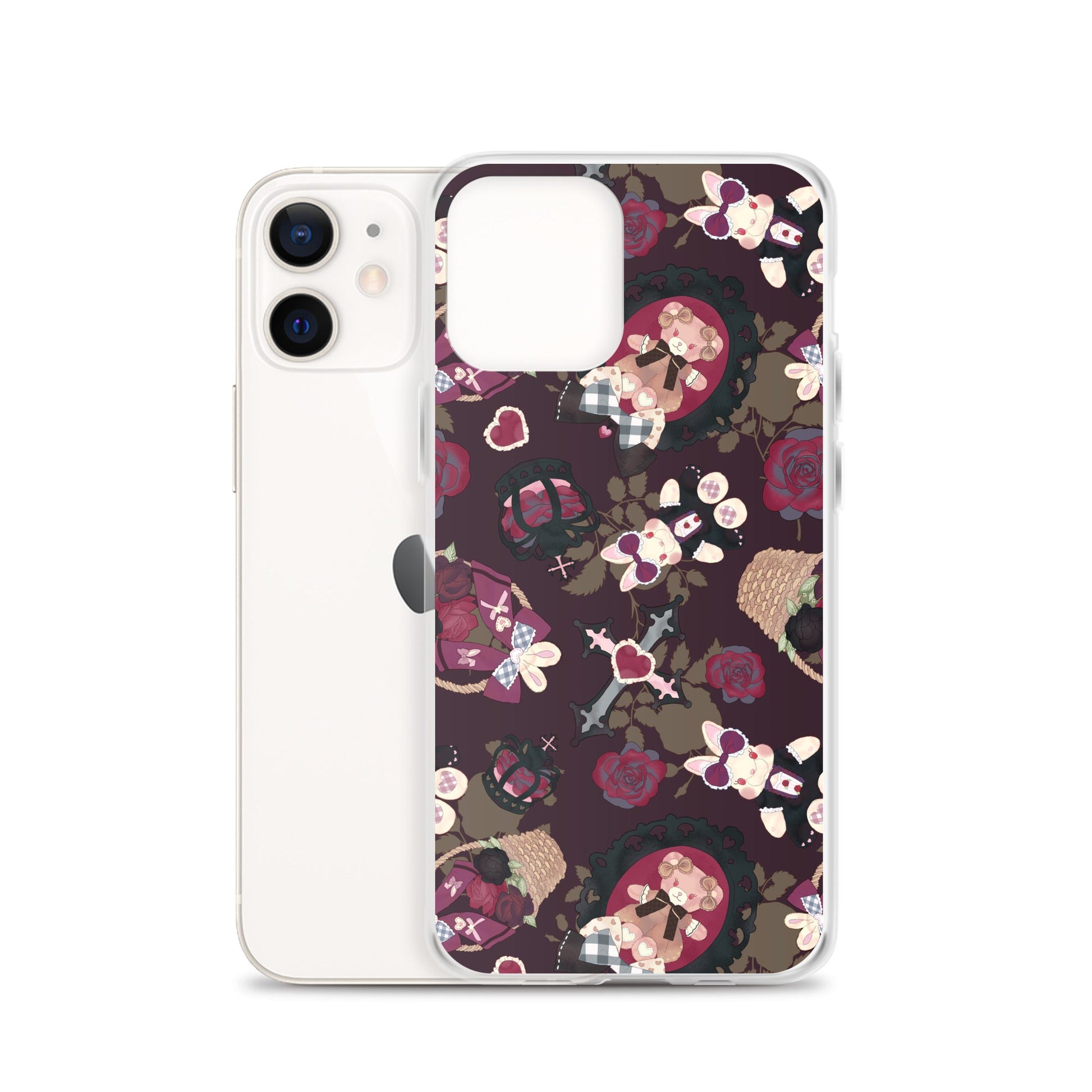 Protect your iPhone® with the Gothic Teddy iPhone® Clear Case, featuring a stylish design and durable construction.