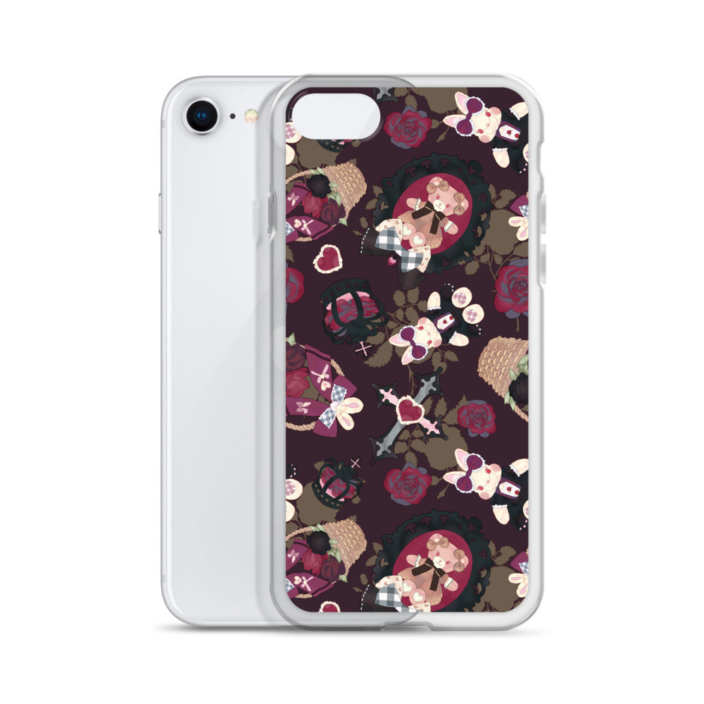 Protect your iPhone® with the Gothic Teddy iPhone® Clear Case, featuring a stylish design and durable materials.