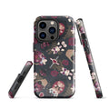 Durable Gothic Teddy iPhone® Tough Case featuring a stylish design with impact-resistant protection for your phone.