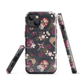 Stylish Gothic Teddy iPhone® Tough Case with durable polycarbonate and TPU for ultimate phone protection.