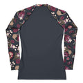 Gothic Teddy Rash Guard features a stylish design for active comfort, perfect for sun protection during sports.