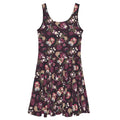 Gothic Teddy Skater Dress featuring vibrant regal motifs and a flared skirt for an elegant look. Perfect for any queen!