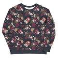 Stylish Gothic Teddy Sweatshirt featuring regal motifs, perfect for conquering your day in comfort.