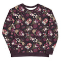 Gothic Teddy Sweatshirt features regal motifs, perfect for conquering your day in style and comfort.