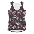 Gothic Teddy Tank Top features a dark, playful design perfect for summer. Enjoy a body-hugging fit with stretchy fabric.