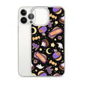 Sleek Halloween Treat iPhone® Clear Case featuring fun spooky designs, protecting your phone from scratches and dirt.