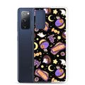 Protect your phone in style with the Halloween Treat Samsung® Clear Case, featuring festive Halloween designs.