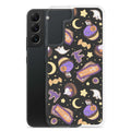 Sleek Halloween Treat Samsung® Clear Case featuring fun Halloween designs to protect your phone stylishly.