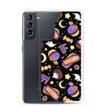 Protect your phone with the Halloween Treat Samsung® Clear Case, featuring fun Halloween-themed designs.