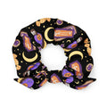 Stylish Halloween Treat Scrunchie featuring fun festive designs, perfect for keeping your hair in check this season!