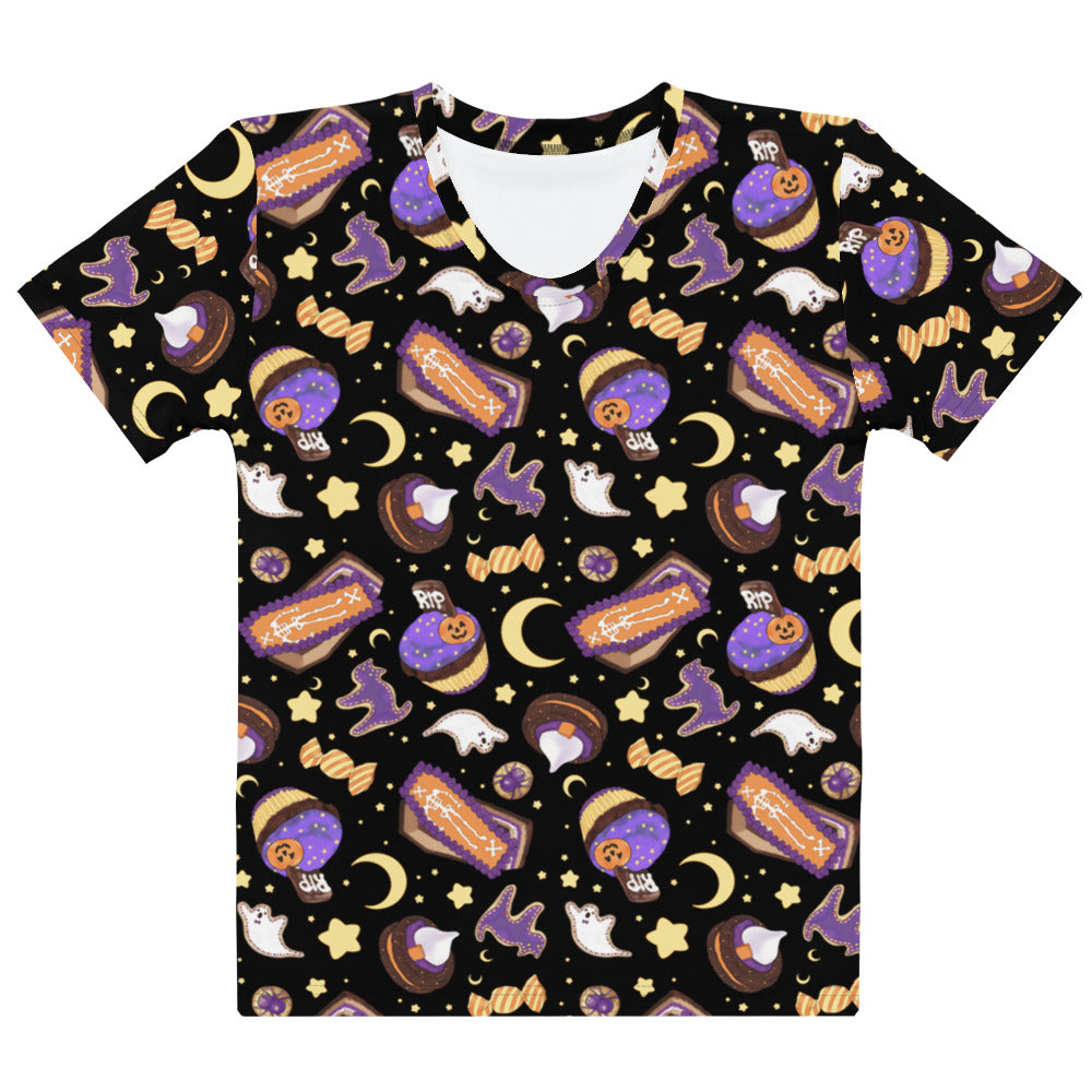 Celebrate Halloween in style with the Halloween Treat T-shirt, featuring fun designs and ultra-comfortable fabric.
