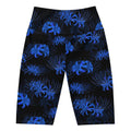 High-waisted Higanbana Biker Shorts featuring vibrant spider lily design, perfect for any active lifestyle.