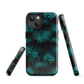 Stylishly protect your phone with the Higanbana iPhone® Tough Case, featuring a durable design and vibrant floral pattern.