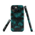 Durable Higanbana iPhone® Tough Case features a stylish floral design and dual-layer protection for your phone.