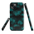 Stylish Higanbana iPhone® Tough Case offers dual-layer protection with a vibrant floral design for year-round safety.