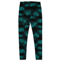 Elevate your style with Higanbana Leggings, perfect for yoga or the gym, featuring a vibrant floral print.