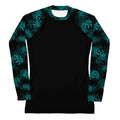 Stylish Higanbana Rash Guard designed for comfort and sun protection during active sports. Perfect for your adventures!