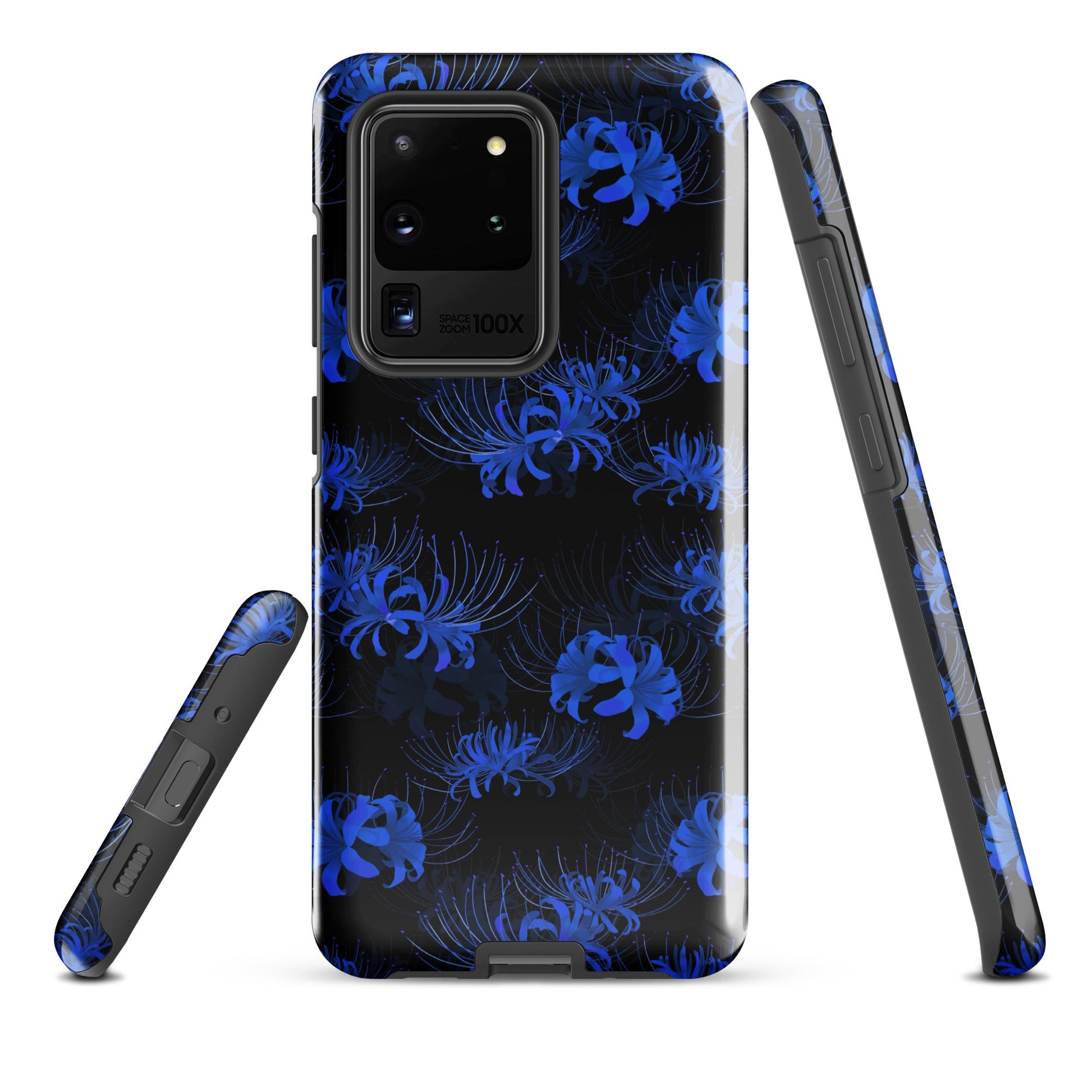 Stylish Higanbana Samsung® Tough Case, designed for durability and protection, enhances your phone's look beautifully.