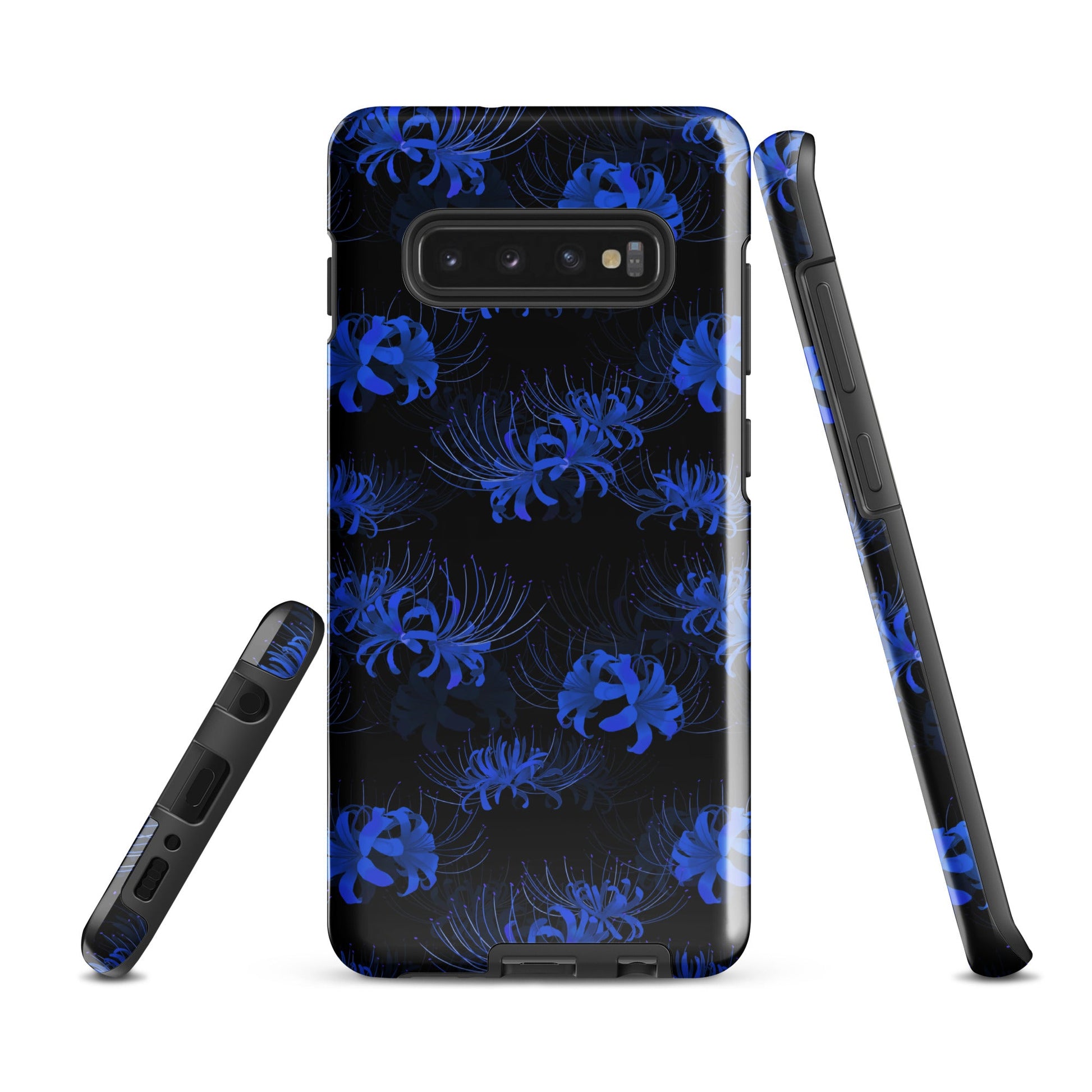Protect your phone in style with the Higanbana Samsung® Tough Case, featuring a bold floral design and durable layers.