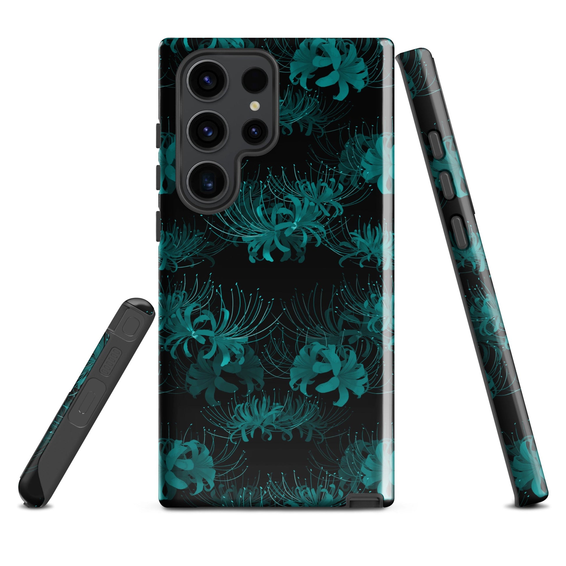 Stylish Higanbana Samsung® Tough Case offers durable protection and artful design for your phone's safety.