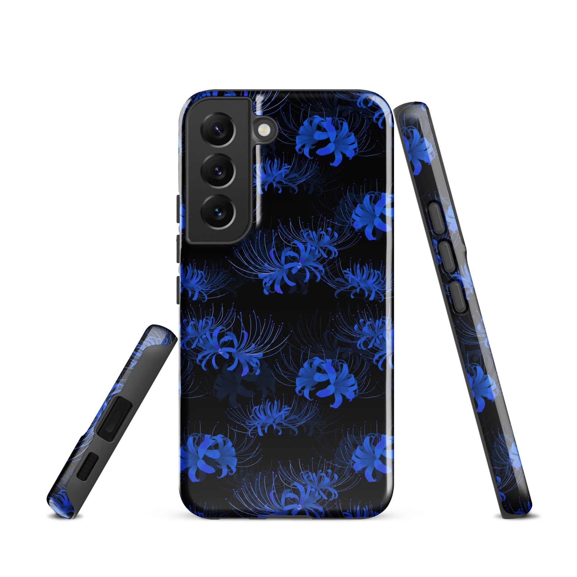 Stylish Higanbana Samsung® Tough Case featuring a unique floral design for ultimate protection and durability.