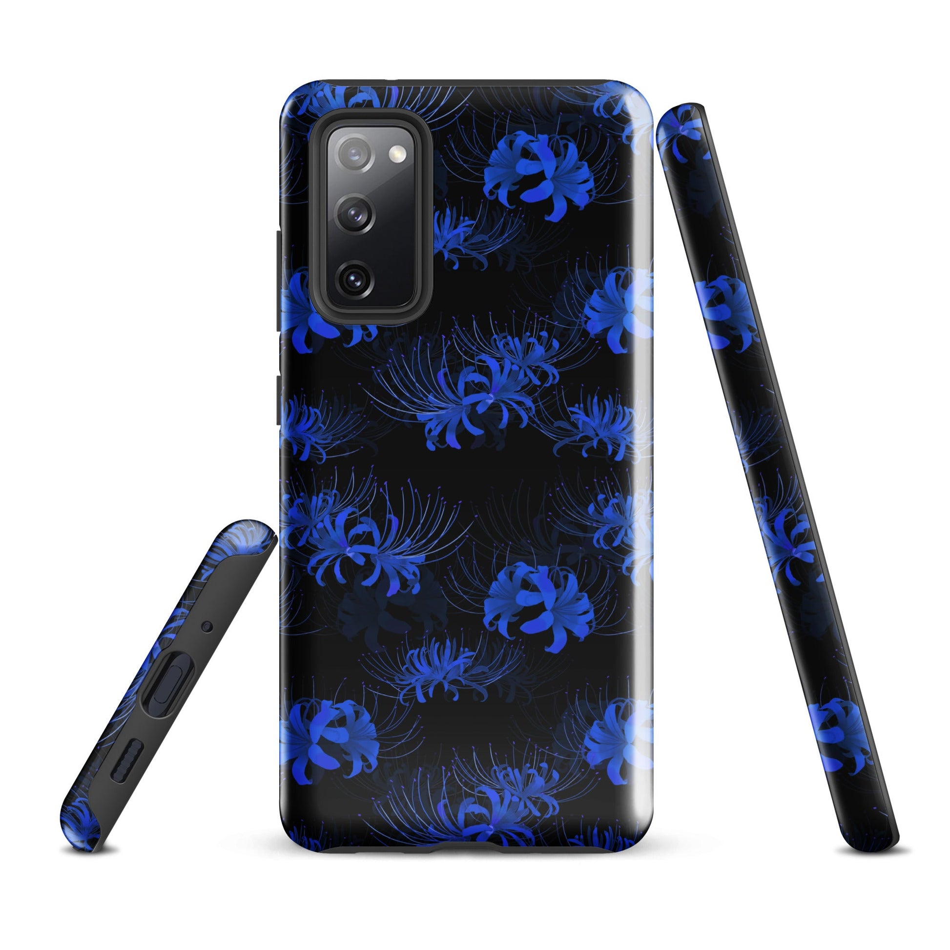 Stylish Higanbana Samsung® Tough Case featuring a floral design, providing durability and protection for your phone.