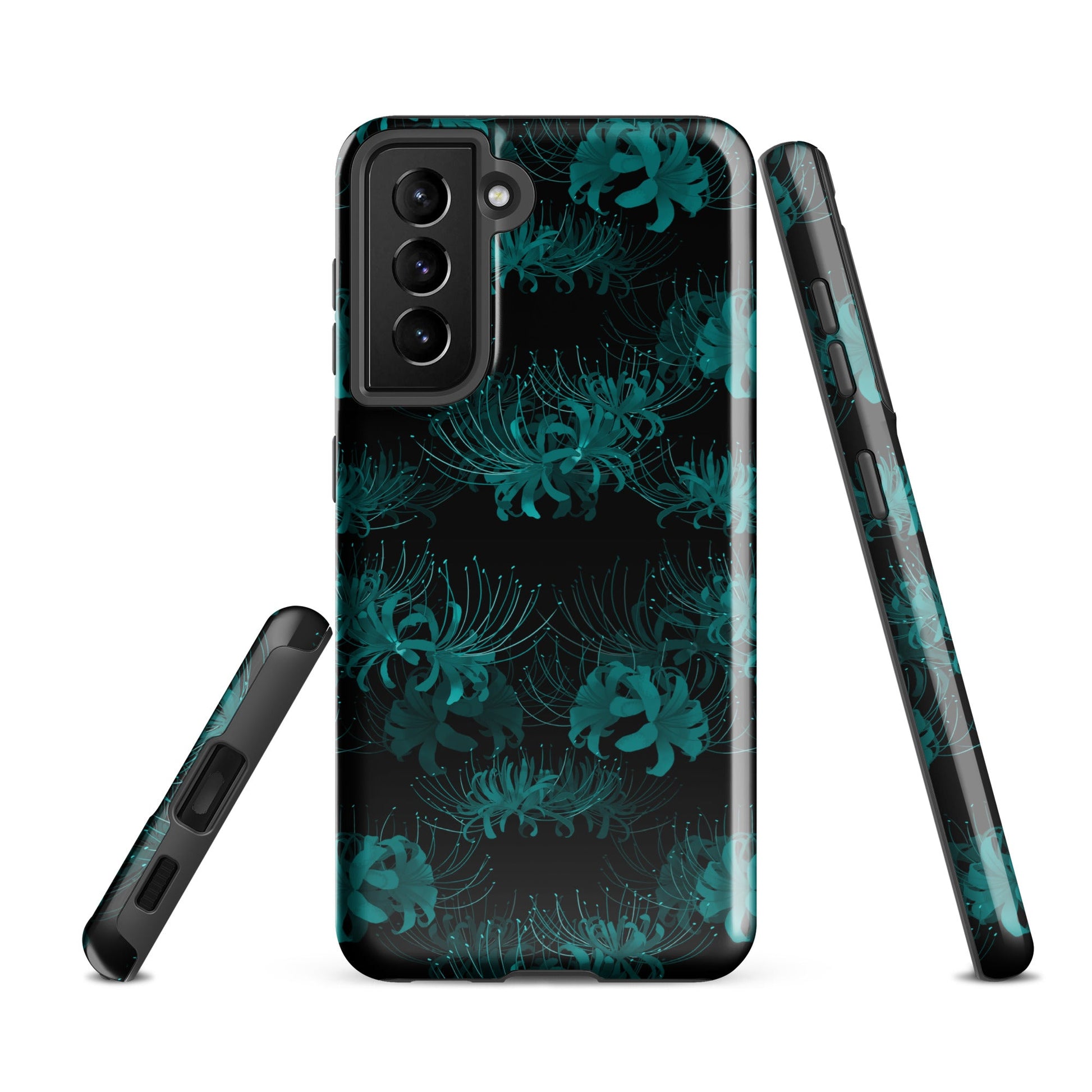Stylish Higanbana Samsung® Tough Case offers impact resistance and sleek design for ultimate phone protection.