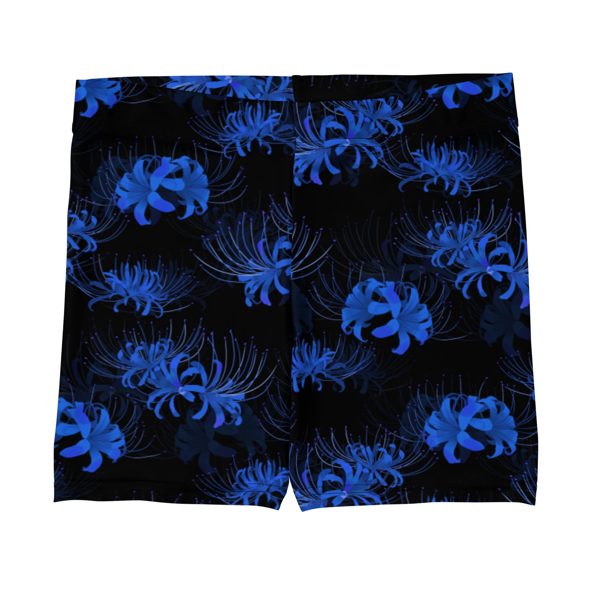 Bold and stylish Higanbana Shorts feature vibrant spider lilies, perfect for comfort and confidence in any setting.