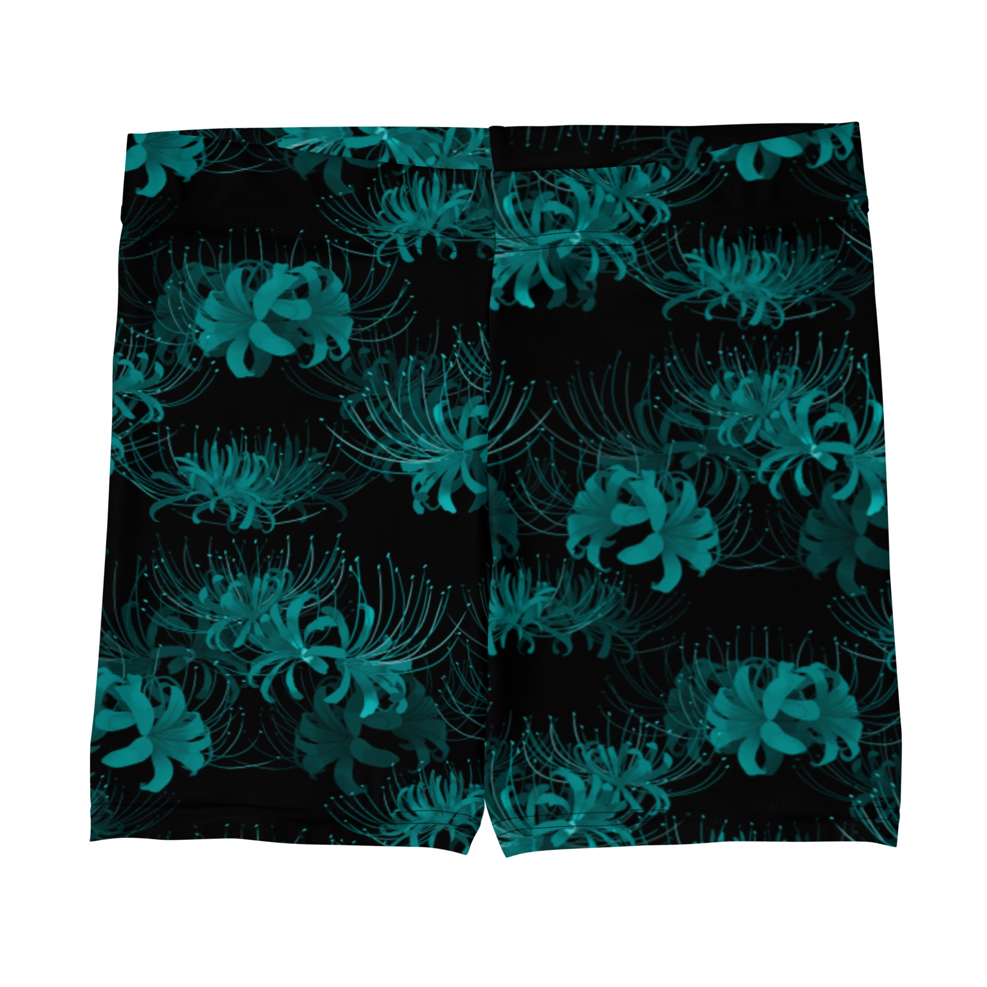Higanbana Shorts feature vibrant spider lily designs, perfect for making a bold statement anywhere.