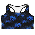 Stylish Higanbana Sports bra features a vibrant floral design, perfect for elevating your workout gear.