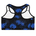 Elevate your workout with the stylish Higanbana Sports bra, featuring a bold floral design for added flair.