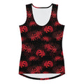 Stylish Higanbana Tank Top featuring a bold floral design for a vibrant workout look at your favorite gym.