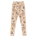 Stylish High-waisted Café Leggings featuring a cozy coffee print, perfect for workouts and casual wear.