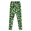 High-waisted Choco Mint Leggings in vibrant colors, perfect for gym, lounging, or summer outings.