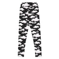 High-waisted Cloudy Sky Leggings featuring a soft fabric design, perfect for gym or casual wear.