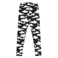 High-waisted Cloudy Sky Leggings feature a soft, versatile design perfect for workouts or casual outings.