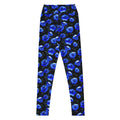 High-waisted Enchanted Rose Leggings featuring elegant rose patterns for stylish performance and comfort.