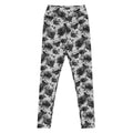 High-waisted Enchanted Rose Leggings featuring elegant rose patterns, perfect for style and performance.