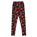 High-waisted Enchanted Rose Leggings feature elegant rose blossoms, perfect for style and performance.