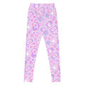 Stylish High-waisted Gamer Girl Leggings featuring playful designs, perfect for workout and gaming enthusiasts.